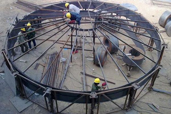 عمليات تصنيع وتركيب الصومعة المعدنية